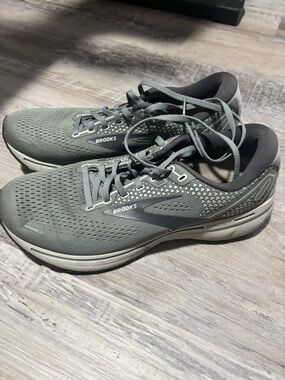Brooks Men's Running Shoes - Olive Gray